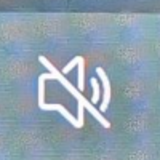 Speaker muted icon